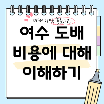 여수 도배 비용에 대해 이해하기