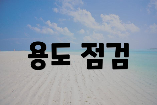 용도 점검