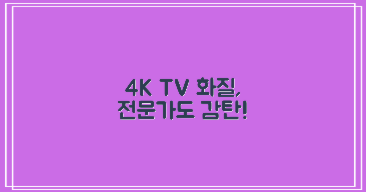 4K TV, 전문가도 놀란 화질