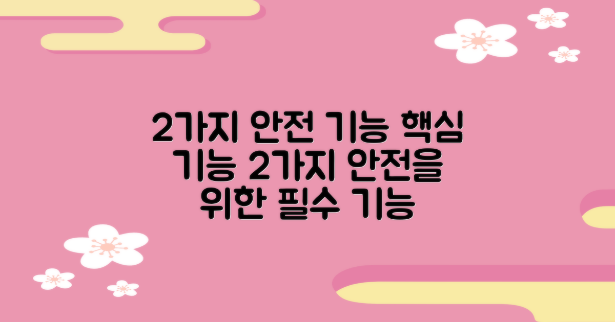 2가지 안전 기능