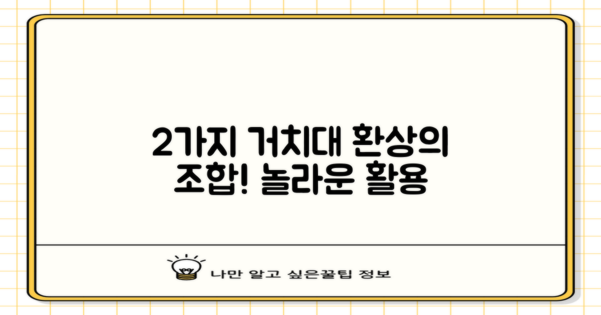 2가지 거치대 활용