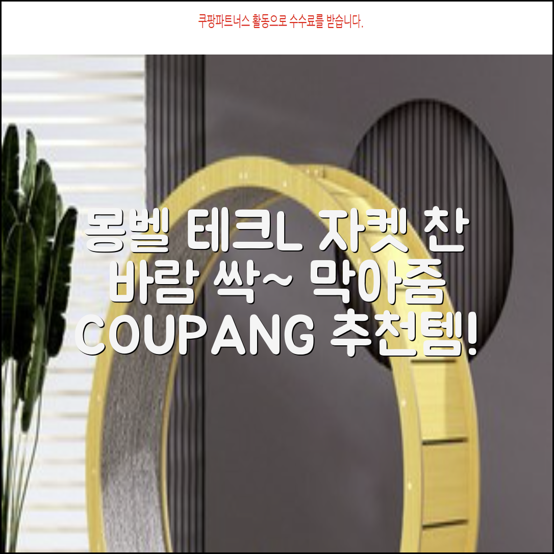 몽벨 남성 테크L 윈드 자켓_MW3HBMJW205 추천 리뷰